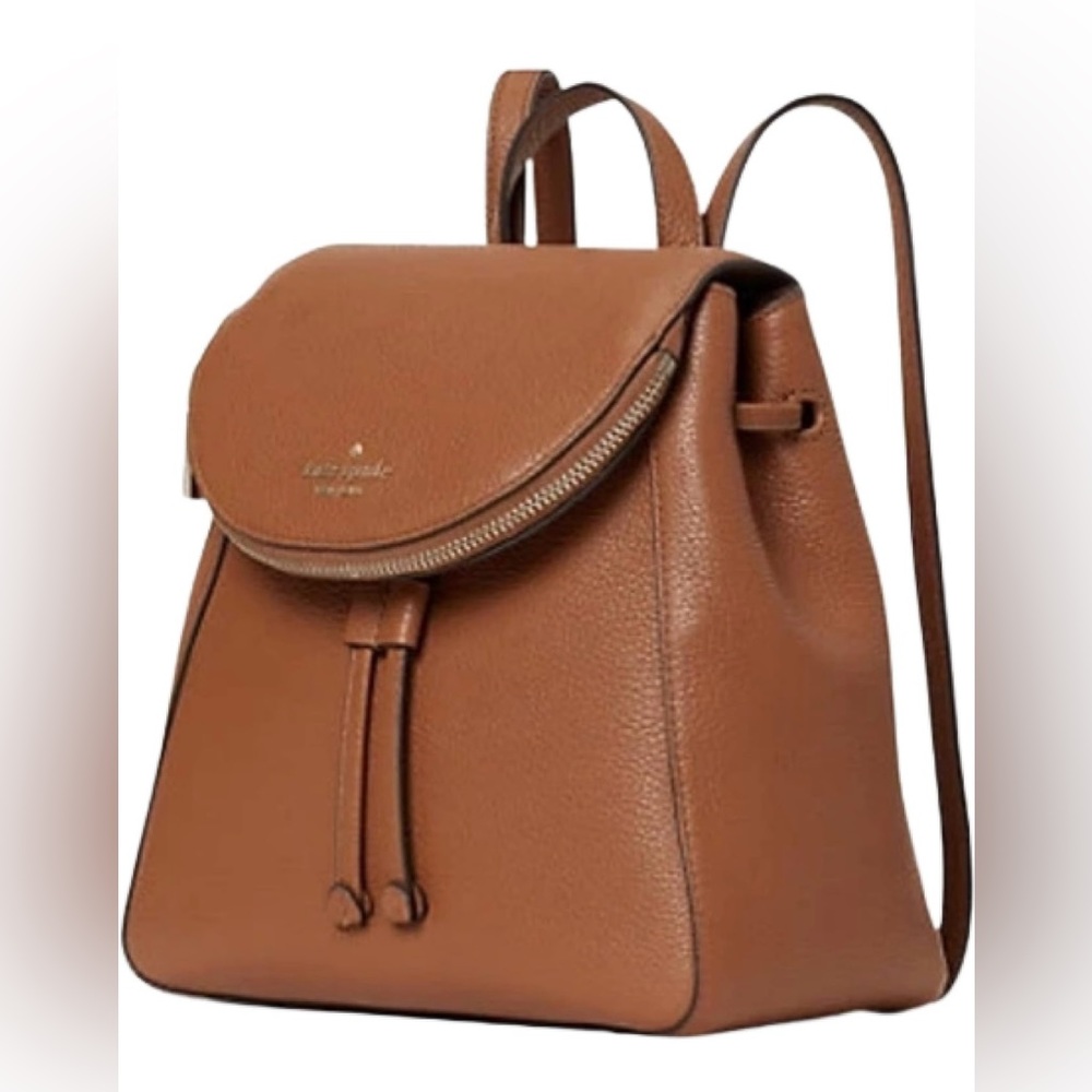 Kate Spade New York Leila Medium Flap Leather Backpack